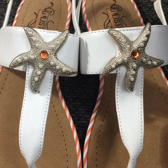Brand new designer style starfish sandals - Picture 2 of 6